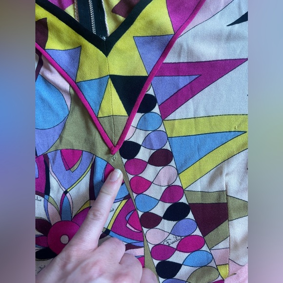 60s Vintage Pucci Silk Midi Dress - Picture 13 of 13